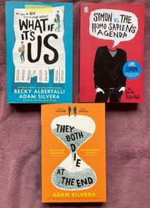 What's if it's Us Simon and the Homo-Sapiens Agenda They Both Die at the End Becky Albertalli Adam Silvera Book Books Collections