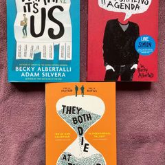 What's if it's Us Simon and the Homo-Sapiens Agenda They Both Die at the End Becky Albertalli Adam Silvera Book Books Collections