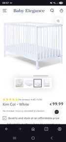 cot,Mattress&fitted sheets
