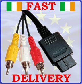 New AV Audio Video New Cable for SNES Super Famicom N64 Gamecube #55