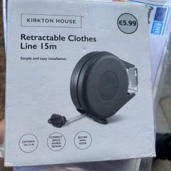 Retractable clothes line