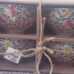 New Hand-Painted Ceramic Bowl Gift Set