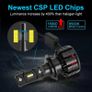 2Pcs H1 H3 H4 H7 Led Canbus H8 H11 HB3 9005 HB4 9006 Led Headlights Mini 100W 16000LM Car Van Light Bulbs Automobiles Auto Lamp Bulb Image 2