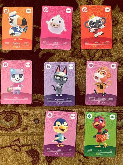 Series 5 Animal Crossing Amiibo Cards