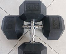 dumbells 20kg pair