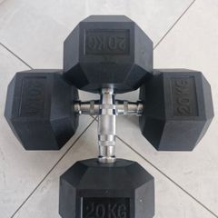 dumbells 20kg pair