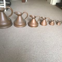 Whiskey Measures- Antique - Copper