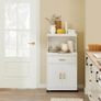 Kitchen Cabinet portable trolley white on wheels  Kitchen Storage Cabinet, Image 2
