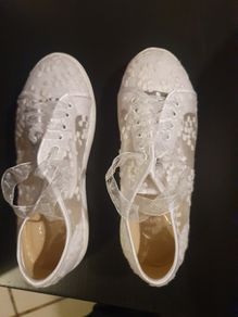 Beautiful lace shoes for Holy Communion