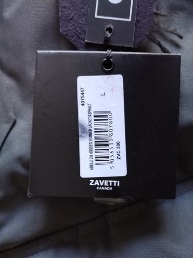 Mens Zavetti Canada Abelli Bomber Jacket Size Large