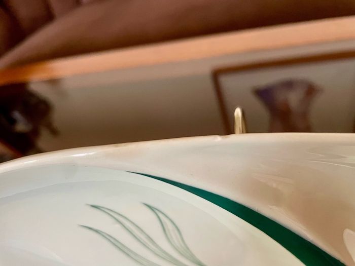 Vintage green Carlton ware Windswept Design 1950s 60s