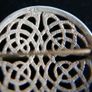 Vintage Sterling Silver 925 Round Celtic Knot Trinity Brooch Dancing Pin 1,4" - 7g Image 6