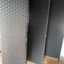 Black 6 panel room divider Image 3