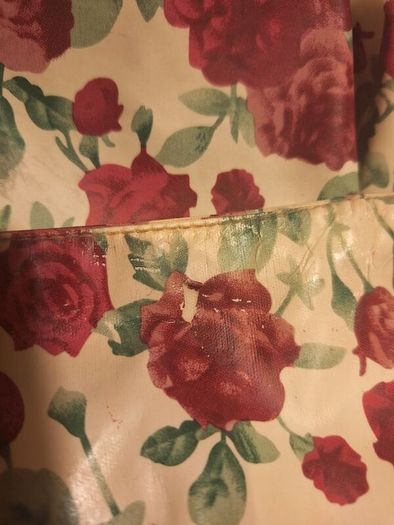 Flower patterned womans raincoat