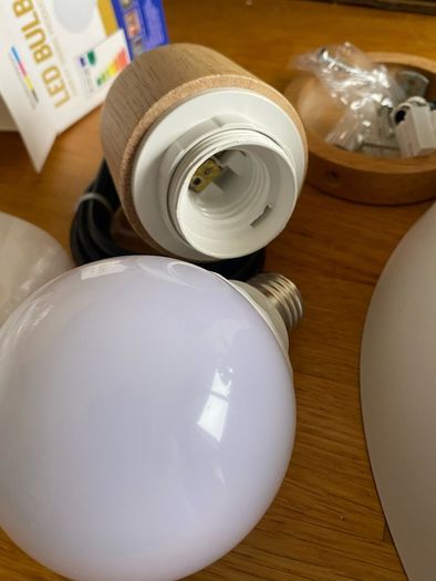 Pendant Light / NEW Wood & Aluminum LED