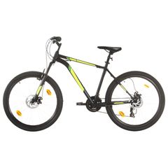 Mountain Bike 21 Speed 27.5 inch Wheel 50 cm Black