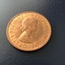1965 British Halfpenny coin Image 2