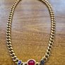 Vintage Gold Tone Necklace Image 2