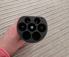 Type 2 to Type 1 adapter for electric cars EV