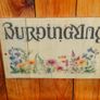 Rustic Burning Man Wood Art Wall Sign / Plaque Image 2