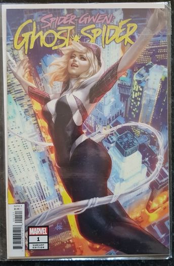 WonderWoman,Harley Quinn,Catwoman,Batgirl,Ghost-spider set comic