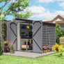 Galvanised Metal Garden Shed 5 x 9ft Image 3