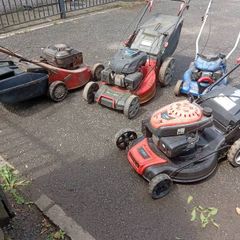 joblot of 4 lawnmowers