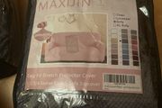 Grey stretch sofa cover 3 seater