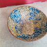 Thai Coconut Shell shell available - Farang Colour Name: Dark Blue and Gold Image 4