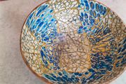 Thai Coconut Shell shell available - Farang Colour Name: Dark Blue and Gold
