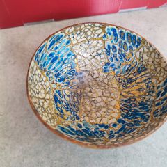 Thai Coconut Shell shell available - Farang Colour Name: Dark Blue and Gold