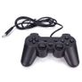Black USB PC Computer Wired Gamepad Game Controller Joystick Rocker LR Image 2