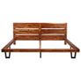 Bed Frame with Live Edge Solid Acacia Wood 200 cm Image 4