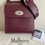 Mulberry Small Antony Bag in Black Cherry - New! Image 2