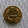 US Miniature 24K Gold Plated Token Image 4