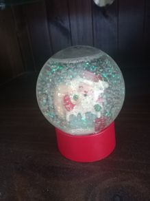 Cute Santa Snow Globe