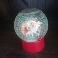 Cute Santa Snow Globe