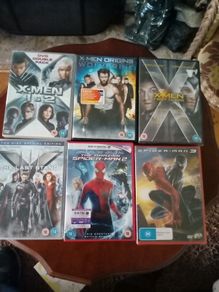 Dvd: X-men And Spider-man Movies