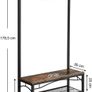 New Industrial Hallway Bedroom Coat Rack - FREE P&P Image 5