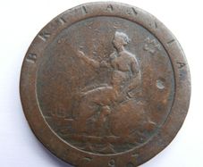 1797 George III 3rd Cartwheel One Penny Coin |-Collectable Grade
