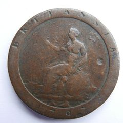 1797 George III 3rd Cartwheel One Penny Coin |-Collectable Grade