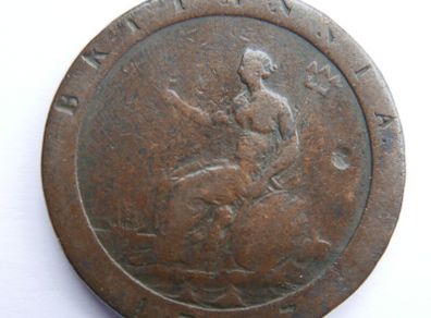 1797 George III 3rd Cartwheel One Penny Coin |-Collectable Grade