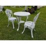 Cast Iron Garden Set x2 Ornate Style N Image 2