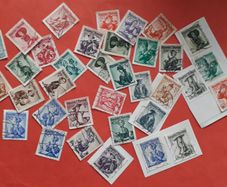 STAMPS Lot - National Costume - Austria