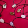 Lot of ( 9 ) polished natural stone, costume jewellery Image 3