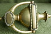 Vintage Victorian Brass Urn Door Knocker