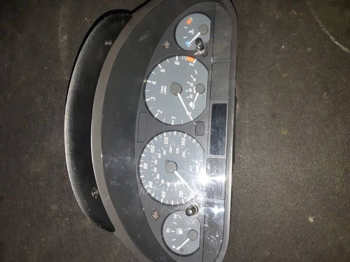 Bmw 3 E46 3 Series Speedometer Mph Instrument Cluster Oem