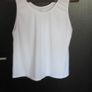 SHEIN 2 Cami tops, 1 black and 1 white  top size small or 8-10 approx Image 2