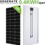 100W 12 Volt Solar Panel Monocrystalline 100 Watt Solar Module For Battery Charging Blue (FREE POSTAGE) Image 3