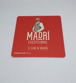 Madri Excepcional Beer : Beer Mat/Coaster